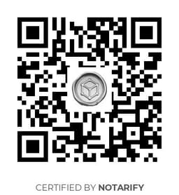 QR Code certificazione Notarify