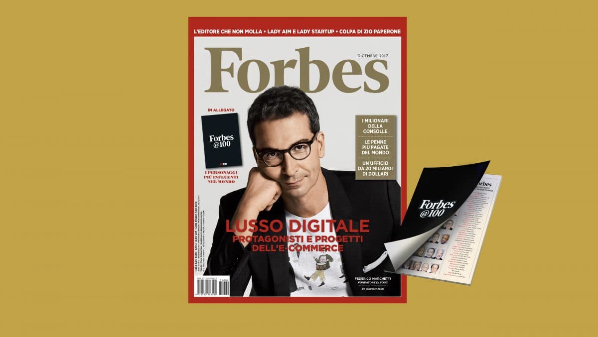 Il secondo numero di Forbes è in edicola con l'allegato Forbes @100