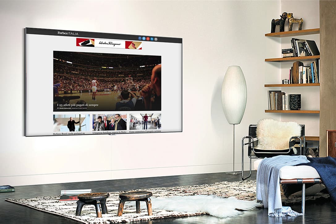 Le news di Upday sulla tv di casa, con Samsung