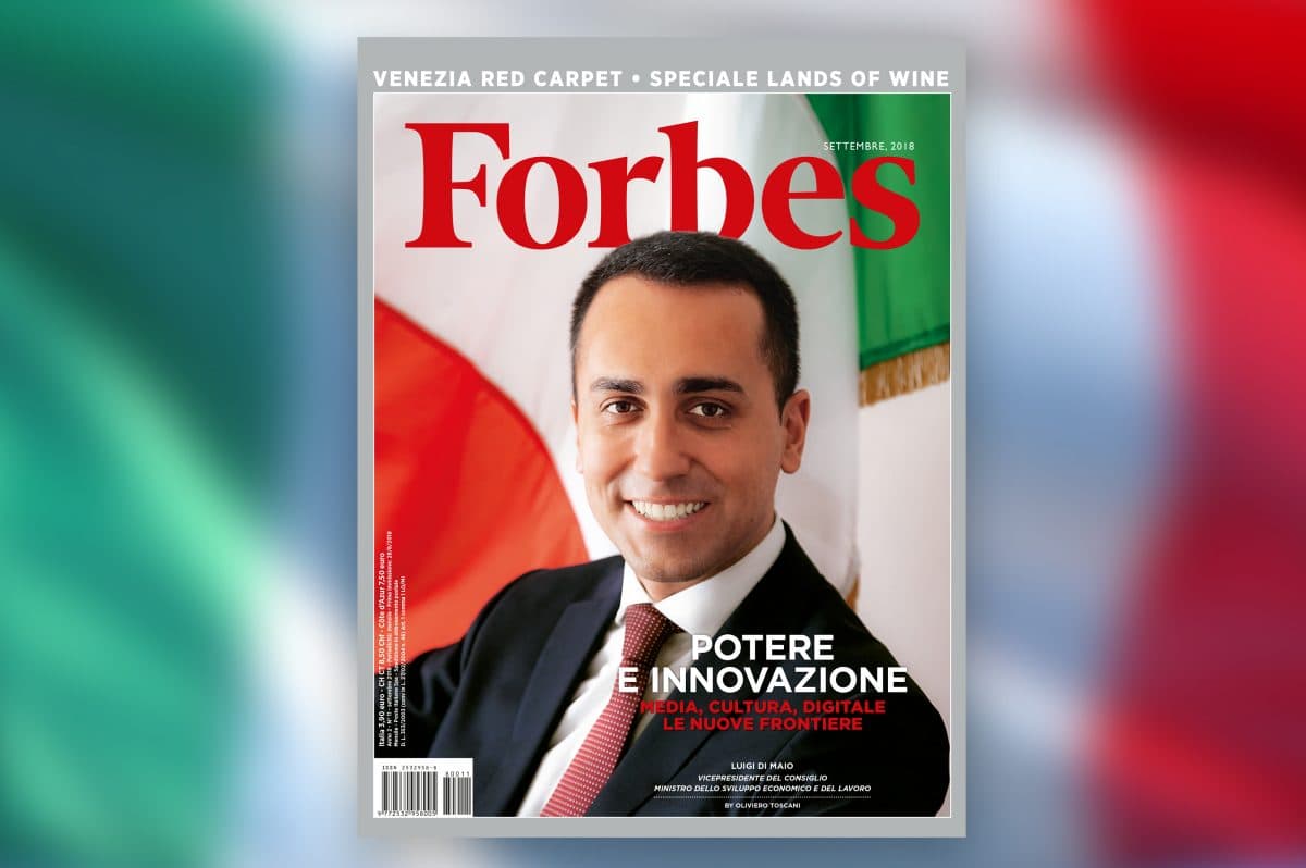 Forbes di settembre è in edicola con l'intervista esclusiva a Luigi Di Maio