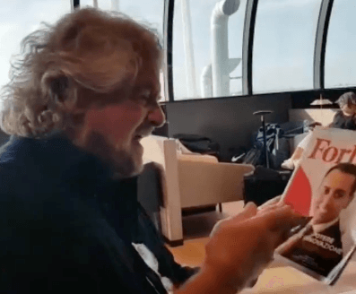 Grillo vede Di Maio su Forbes e va in estasi (a suo modo)