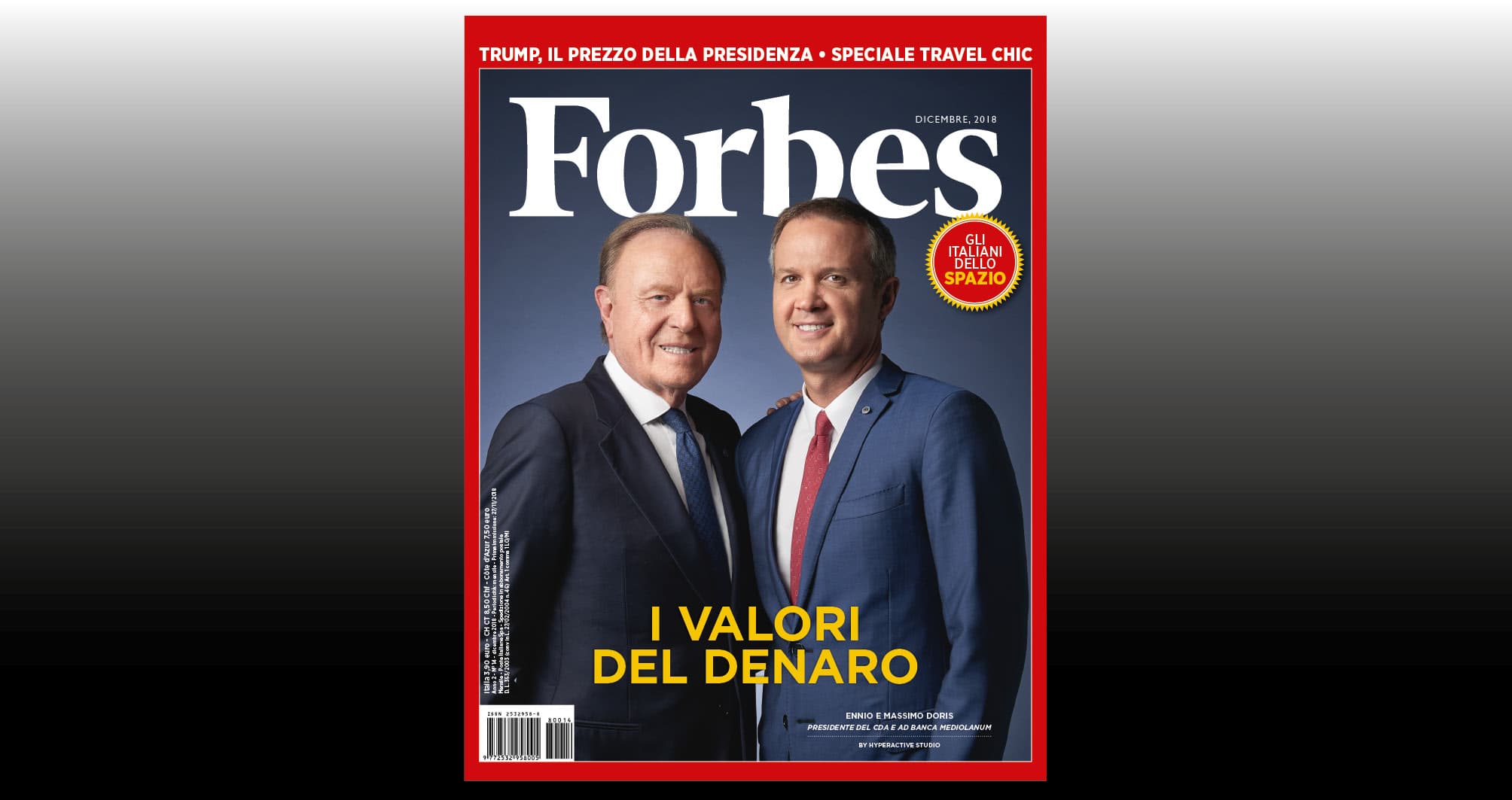 Forbes di dicembre celebra i valori che vanno oltre il denaro