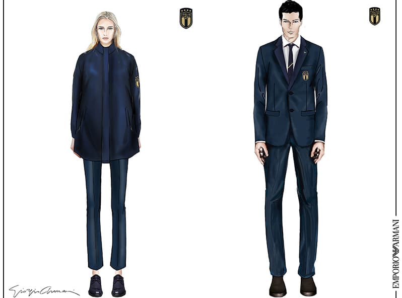 Le nuove divise della Nazionale italiana di calcio saranno firmate Giorgio Armani