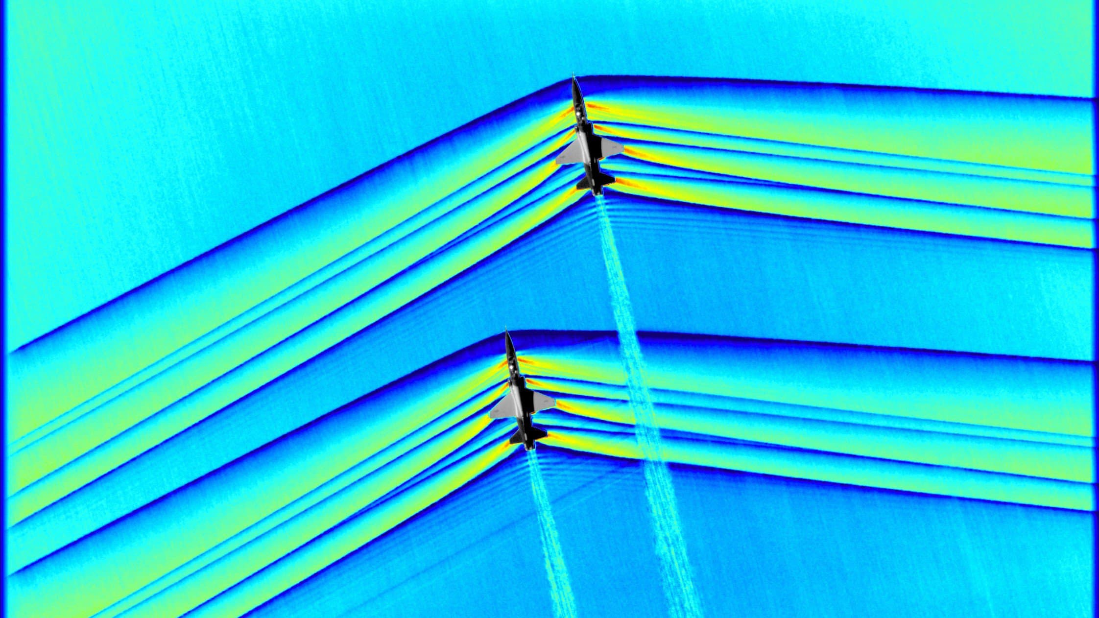 Dalla Nasa le prime immagini di un aereo che rompe la barriera del suono