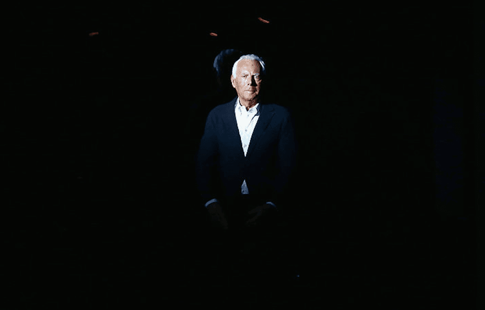 Giorgio Armani incoraggia medici e sanitari in prima linea contro il Coronavirus