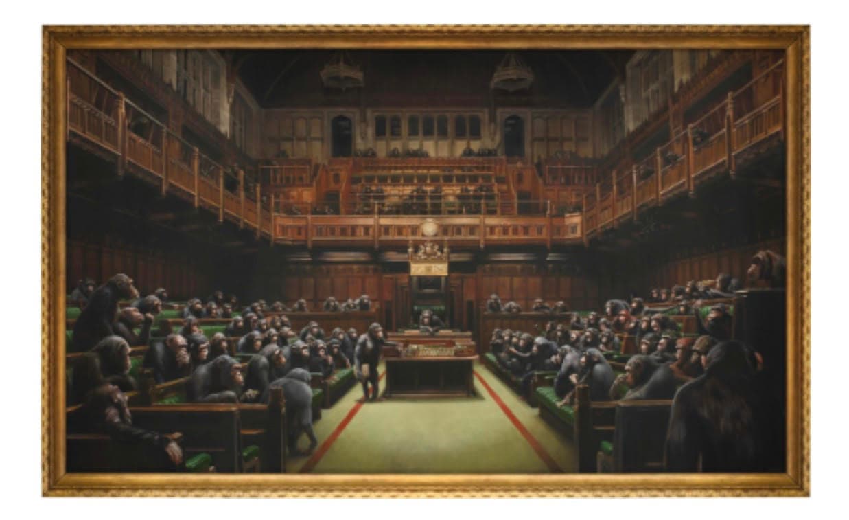 10 milioni di sterline per Monkey Business: il nuovo record di Banksy