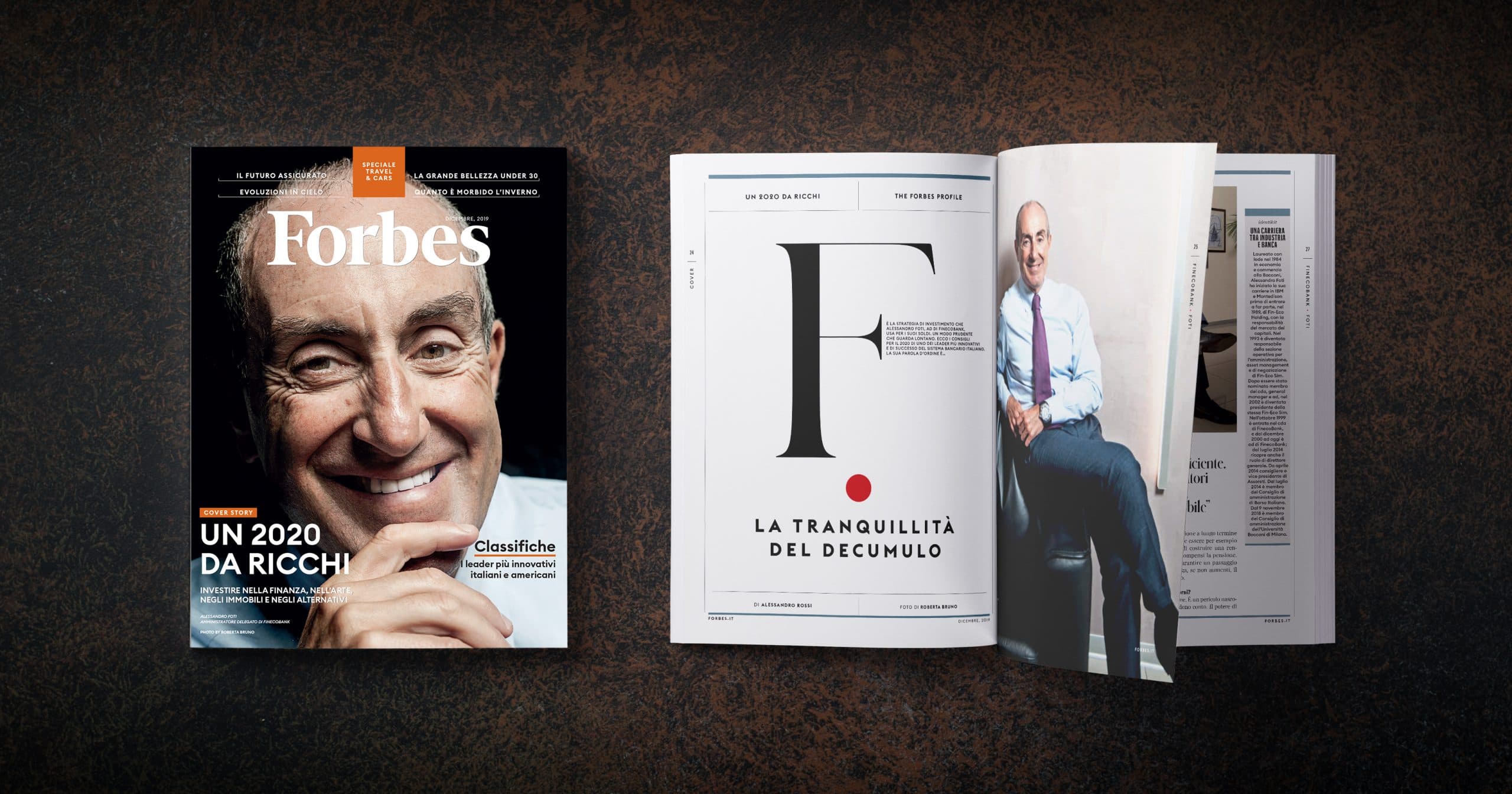 Forbes di dicembre in edicola con i consigli per investire nel 2020