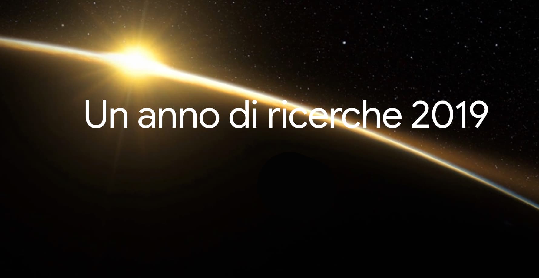 Cosa abbiamo cercato quest'anno su Google