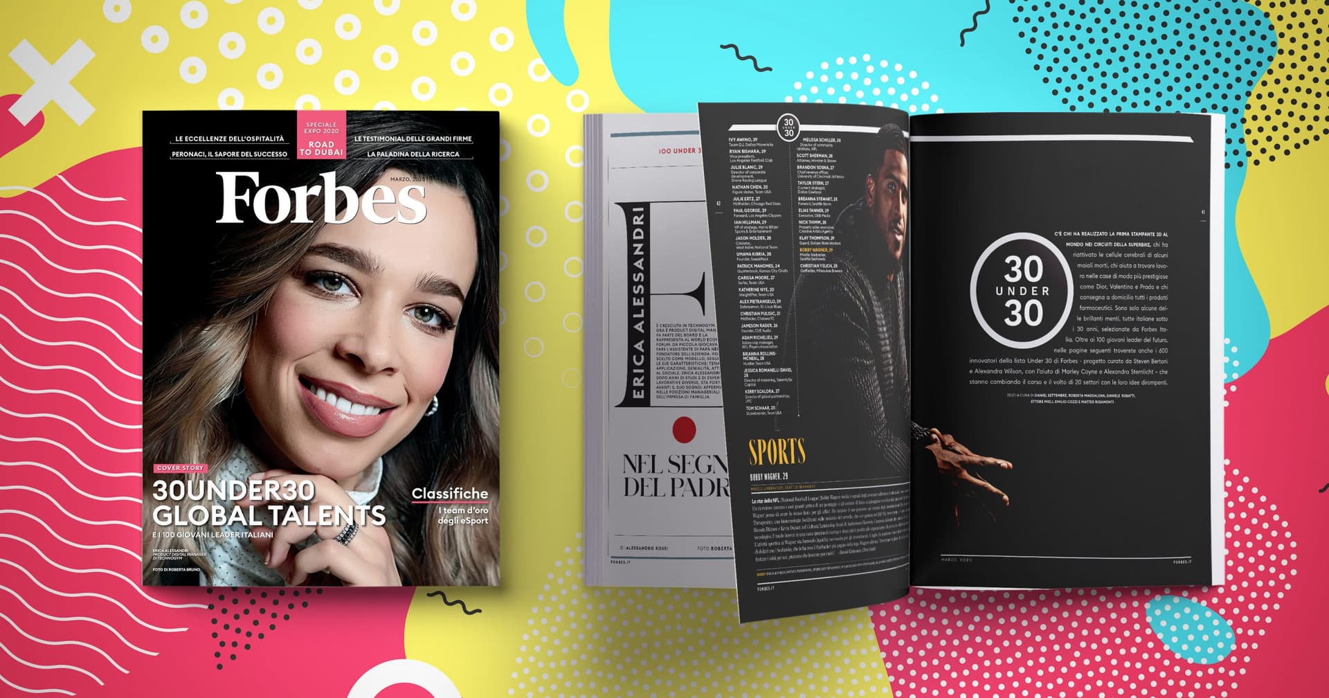 Forbes di marzo è in edicola con i migliori talenti under 30