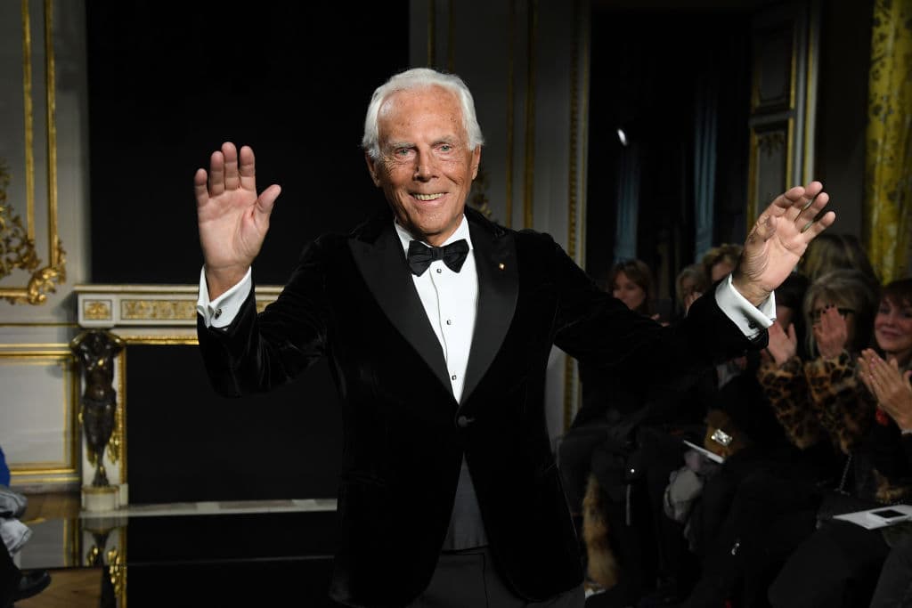 Giorgio Armani è il vincitore del Premio Parete per l’eccellenza nell’economia