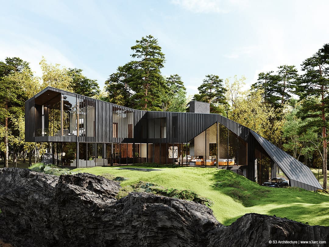 Aston Martin ha disegnato la sua prima villa, con DBX abbinata