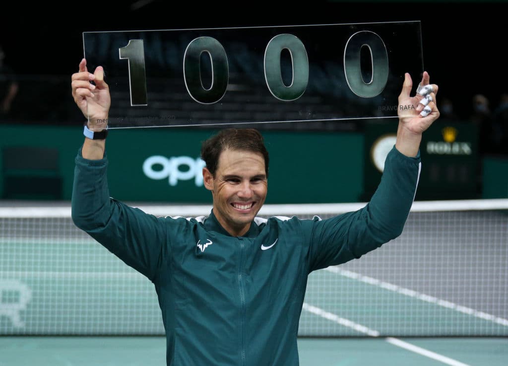 Rafael Nadal segna la millesima vittoria della sua carriera