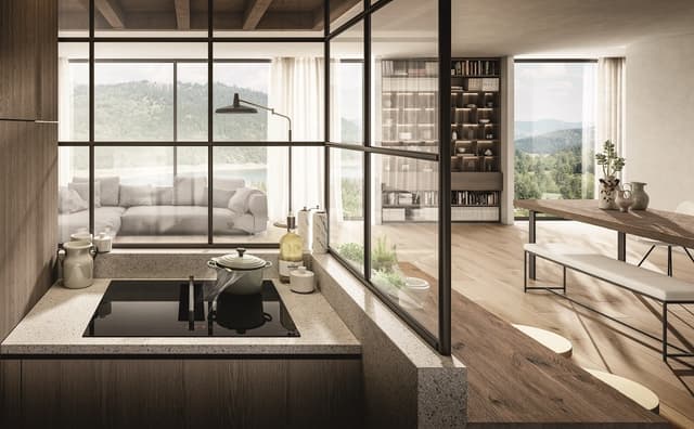 Elica porta il design in cucina e con NikolaTesla Fit libera lo spazio