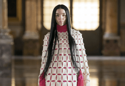 Nella magia della Galleria Colonna a Roma sfila l'alta moda di Valentino