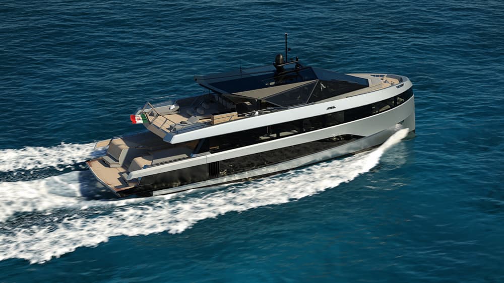 A bordo dello yacht del futuro pronto a scrivere un nuovo capitolo del design nautico