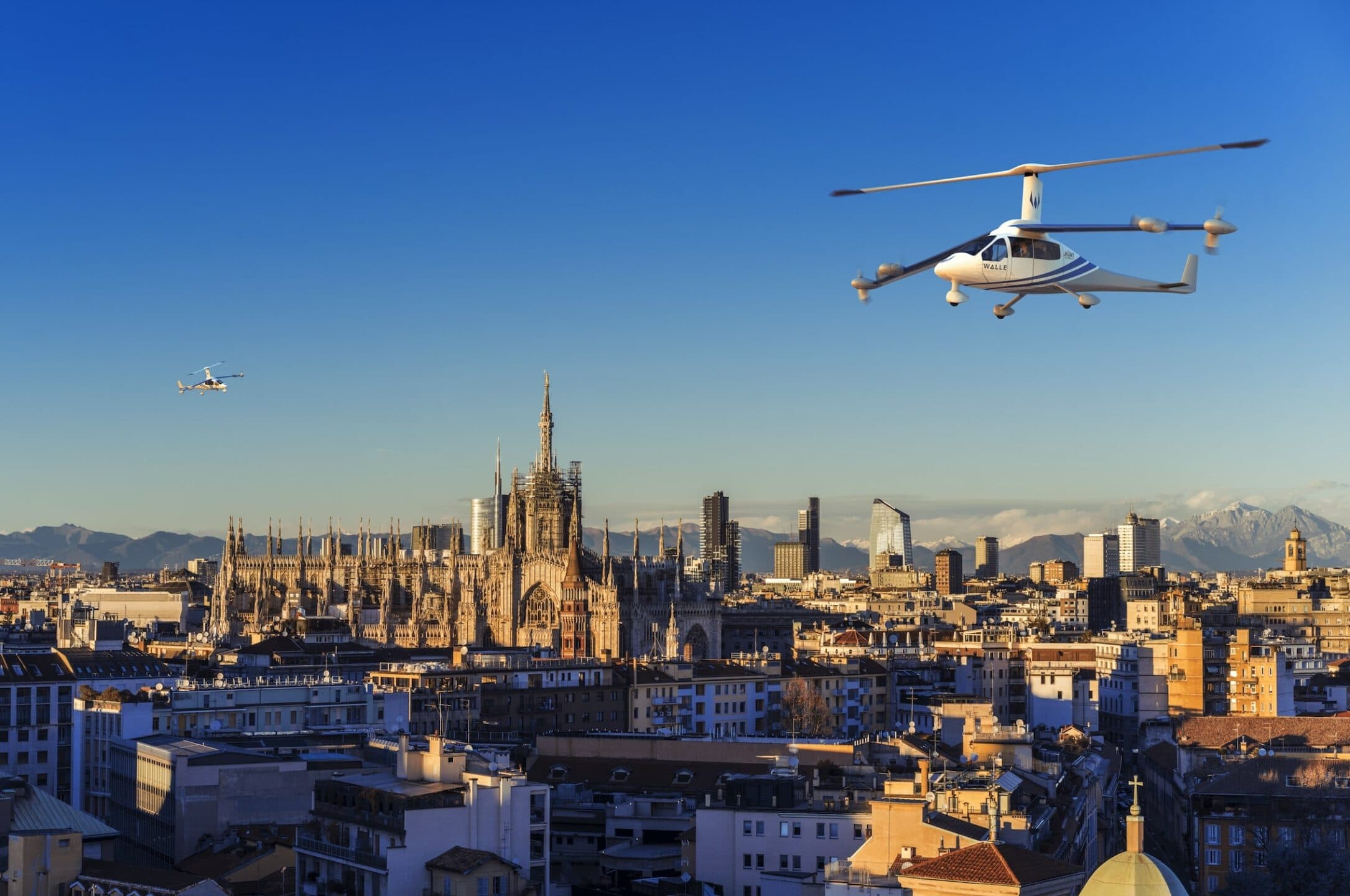 Una startup italiana punta a lanciare i taxi volanti entro il 2024