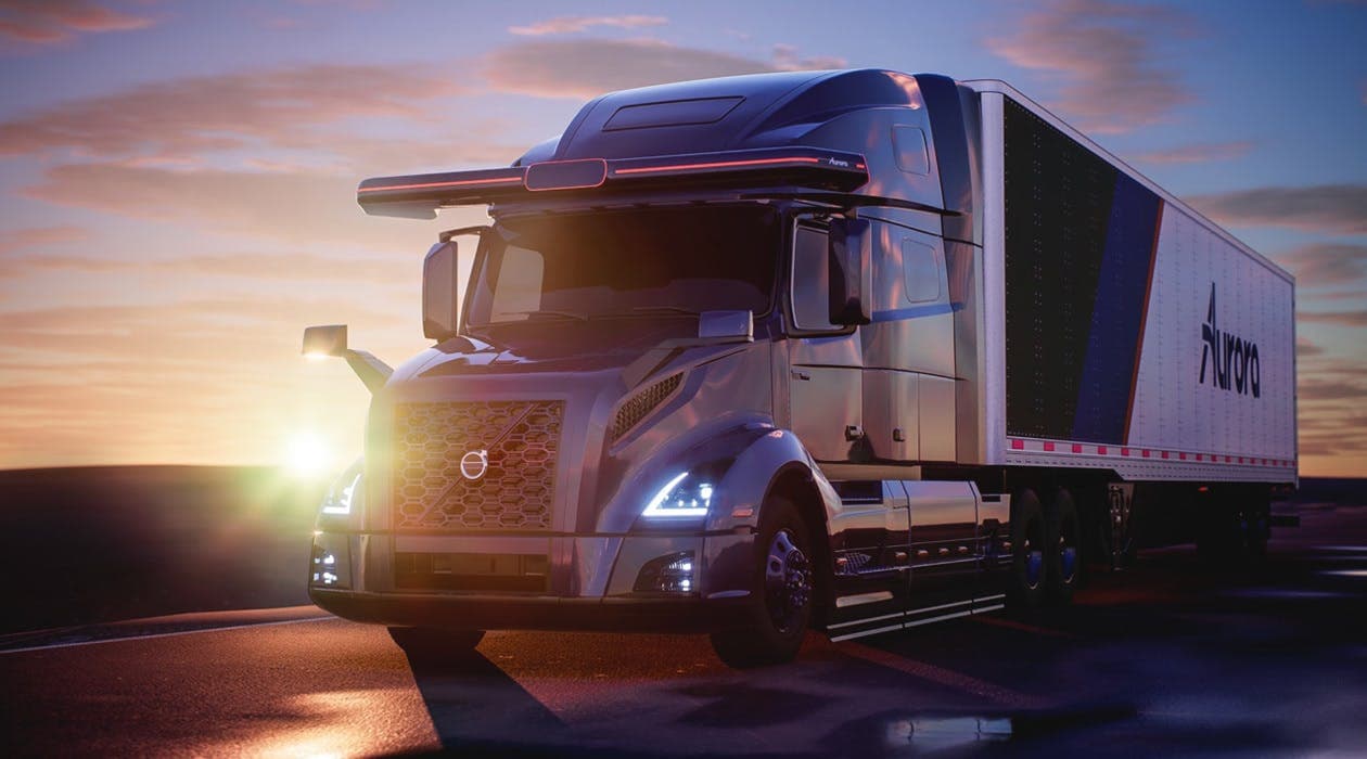 Volvo e Aurora insieme per costruire camion a guida autonoma