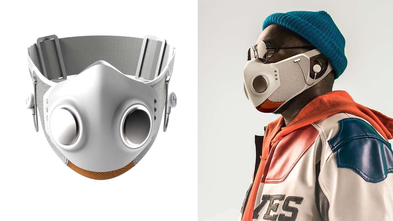 Il rapper Will.i.am ha creato una tech mask per viaggiare in totale comfort e sicurezza