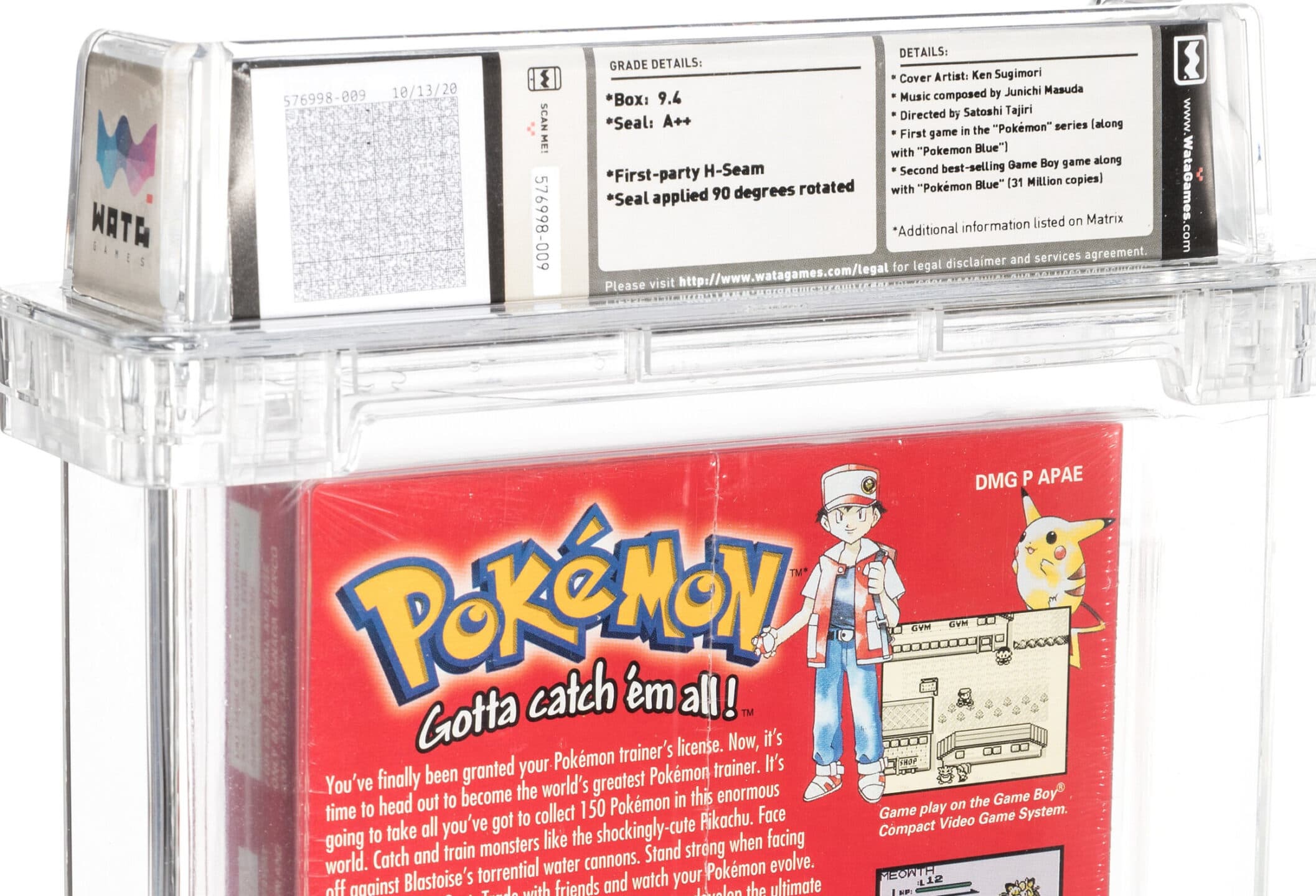 Una cartuccia mai utilizzata di Pokémon per Game Boy è stata battuta all’asta per 72mila dollari