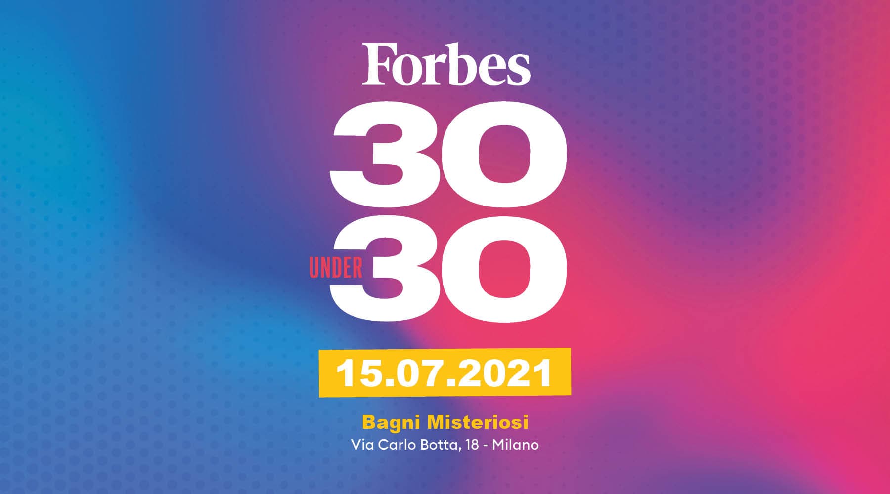 Forbes Italia &#8211; 100 Under 30 &#8211; 2021