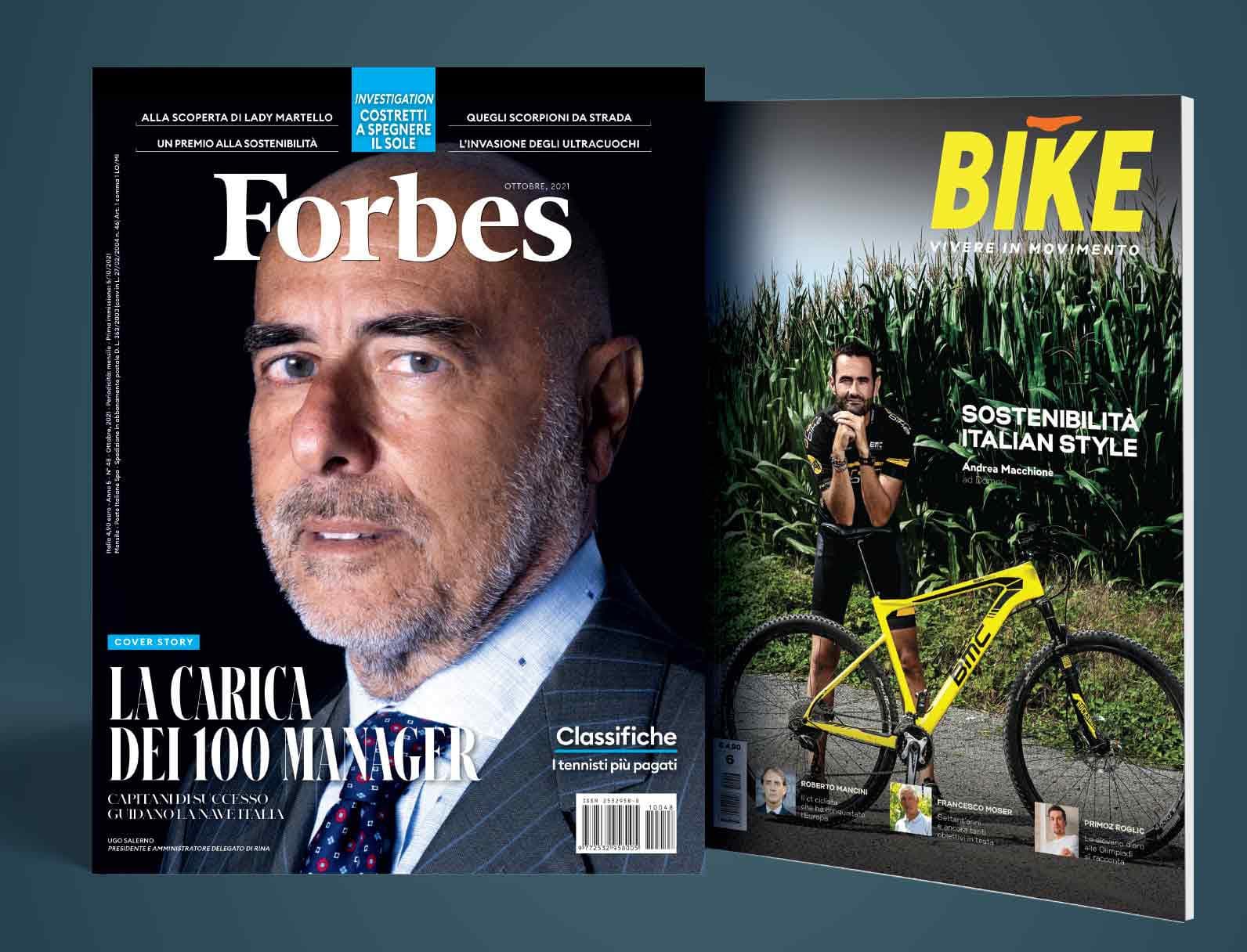 Forbes di ottobre è in edicola con i 100 top manager del 2021
