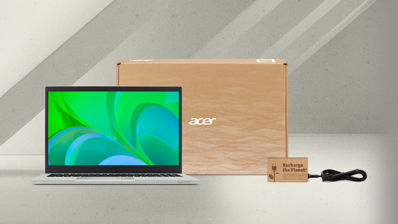 Acer a tutta sostenibilità e riutilizzo con il nuovo Aspire Vero, il primo pc green