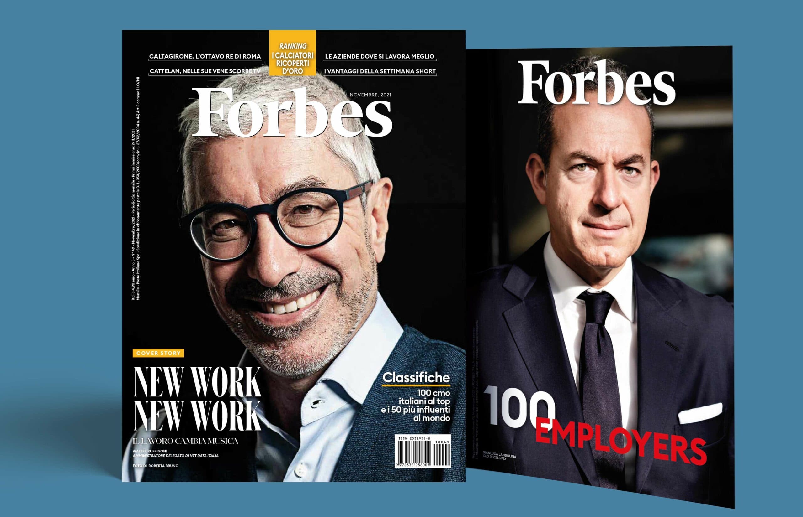 Forbes di novembre è in edicola con le 100 eccellenze italiane nell'Hr