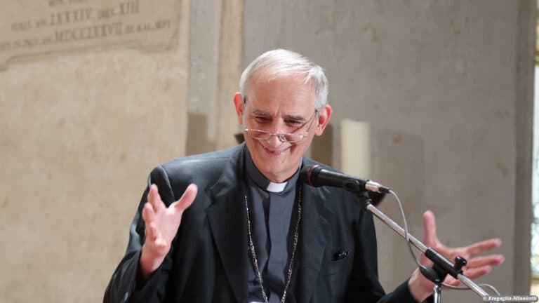 Il cardinale Matteo Maria Zuppi ospite di Fabrica Floridi il 28 febbraio