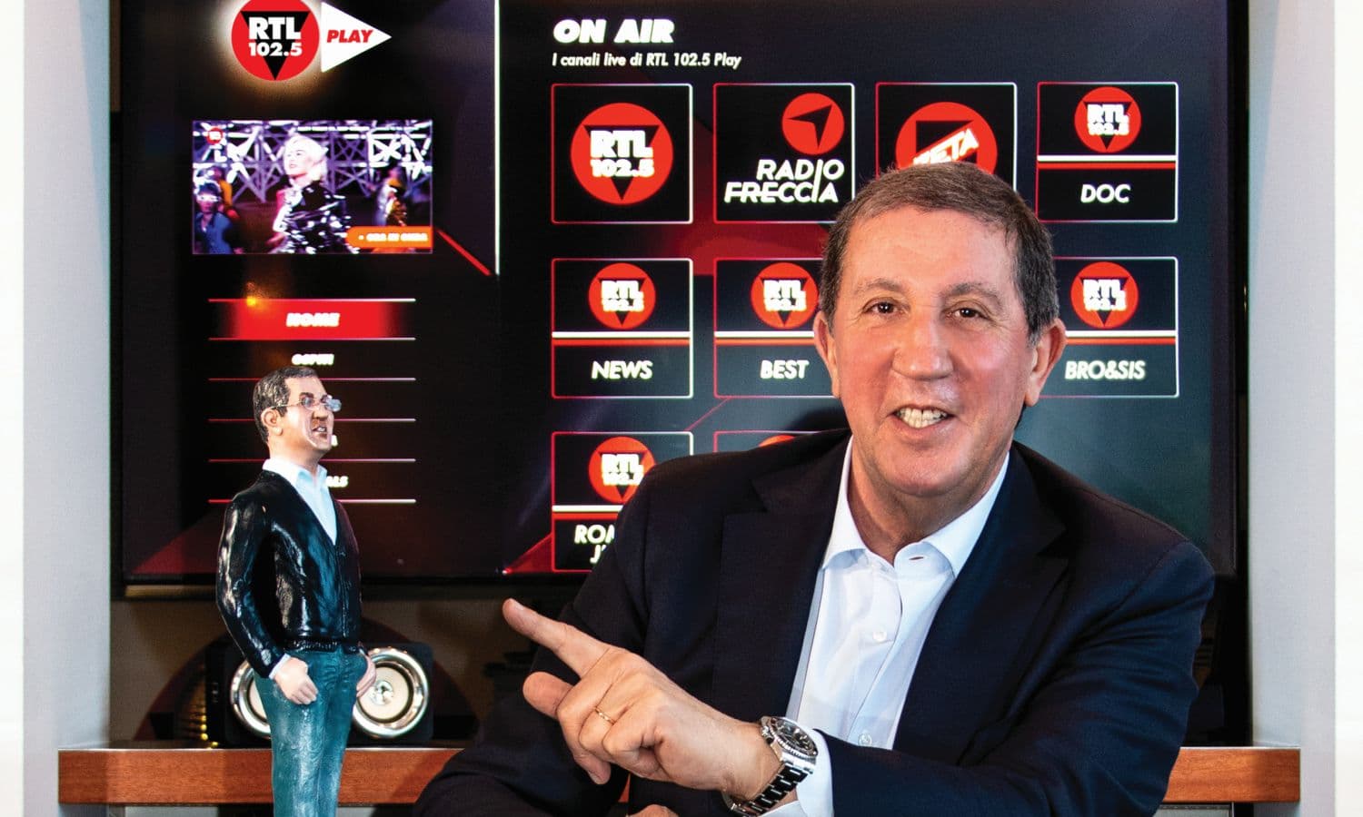 Da Vibo Valentia alle case di tutti gli italiani: come il fondatore di Rtl 102.5 ha trasformato il mondo della radio