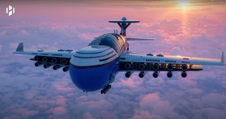 E voi fareste una crociera tra le nuvole su un hotel volante a propulsione nucleare?