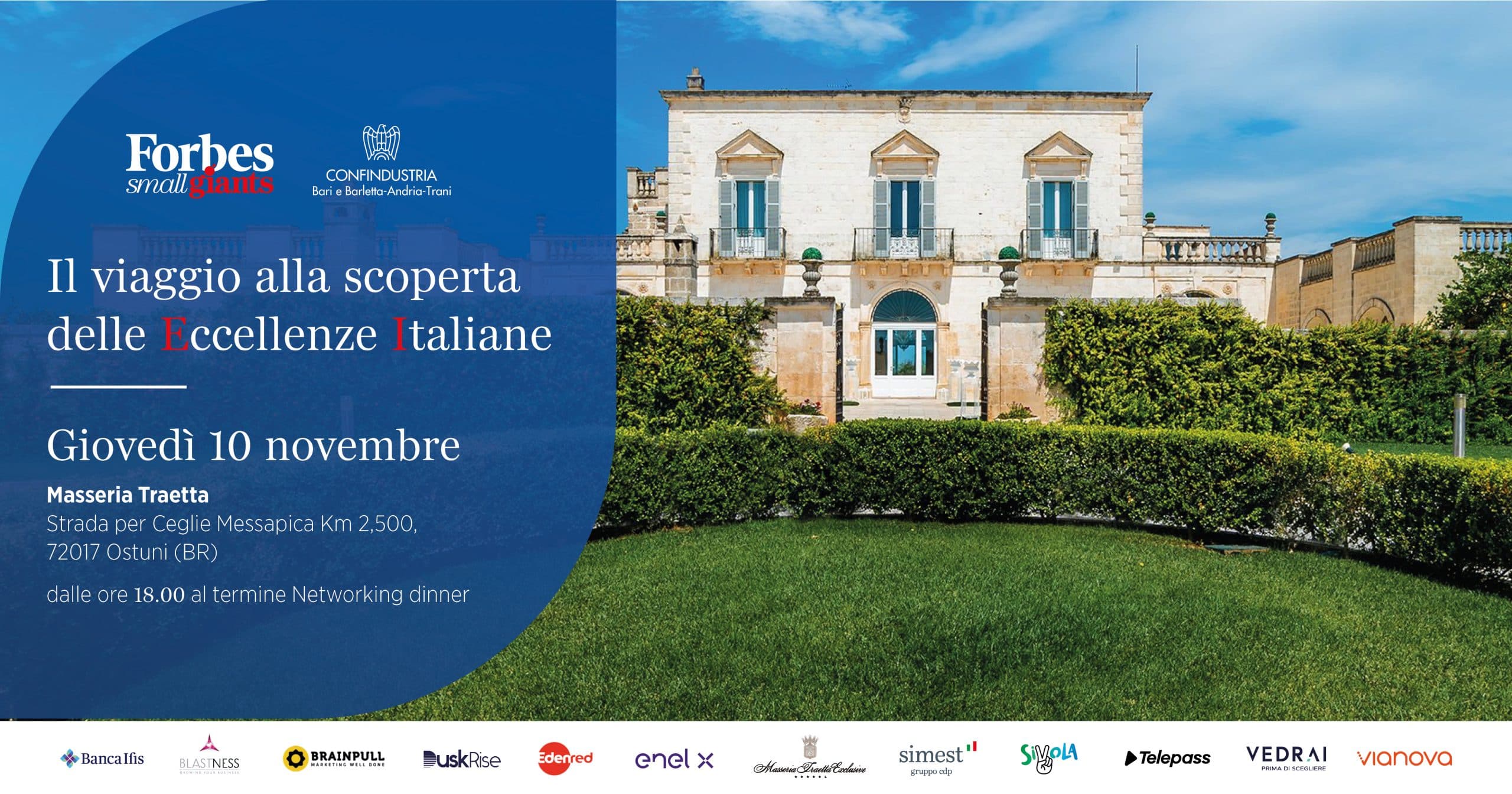 Continua il viaggio di Small Giants alla scoperta delle Pmi italiane: prossima tappa a Ostuni