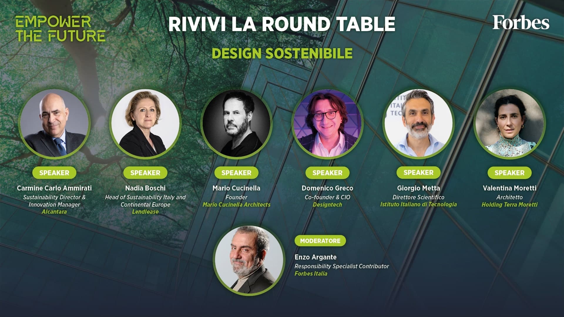 Forbes Empower The Future: rivivi la round table dedicata al design sostenibile
