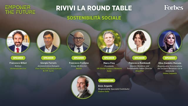 Forbes Empower The Future: rivivi la round table dedicata alla sostenibilità sociale