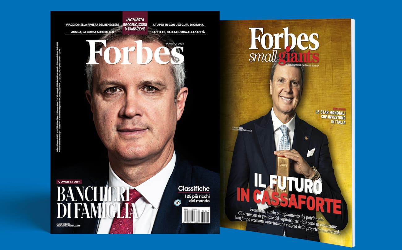 Forbes di maggio in edicola: in copertina Massimo Doris, ad di Banca Mediolanum