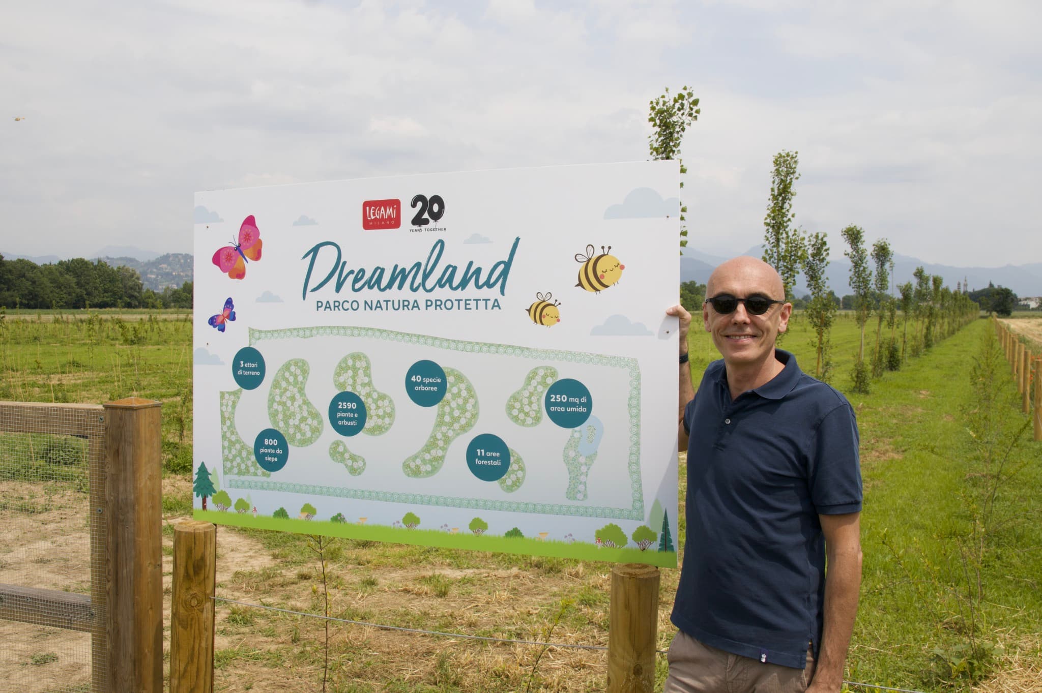 Il nuovo polmone verde di Bergamo: ecco Dreamland, il parco ideato da Legami per proteggere la natura e migliorare la qualità dell'aria