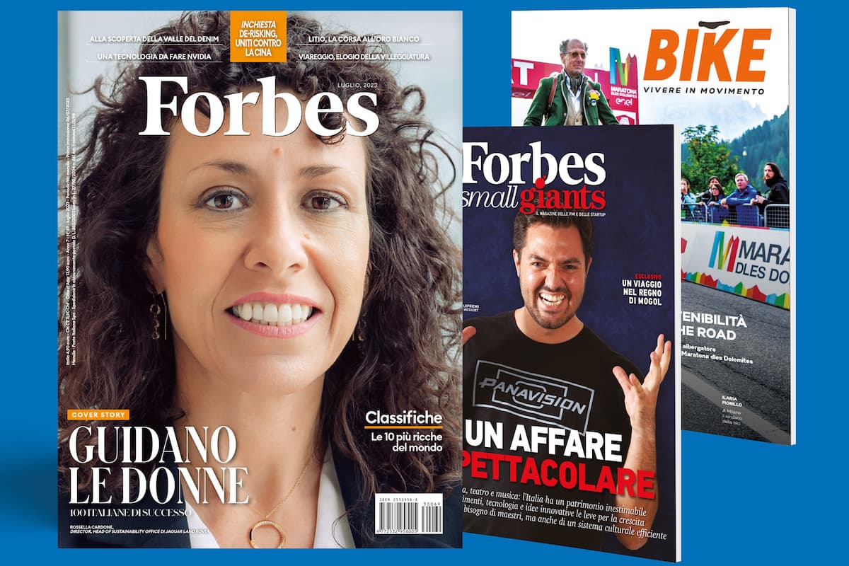 Forbes di luglio in edicola con le 100 donne al comando