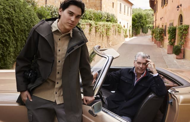 La nuova campagna di Paul&Shark per l'inverno con Pierce Brosnan è un racconto sul legame fra padre e figlio
