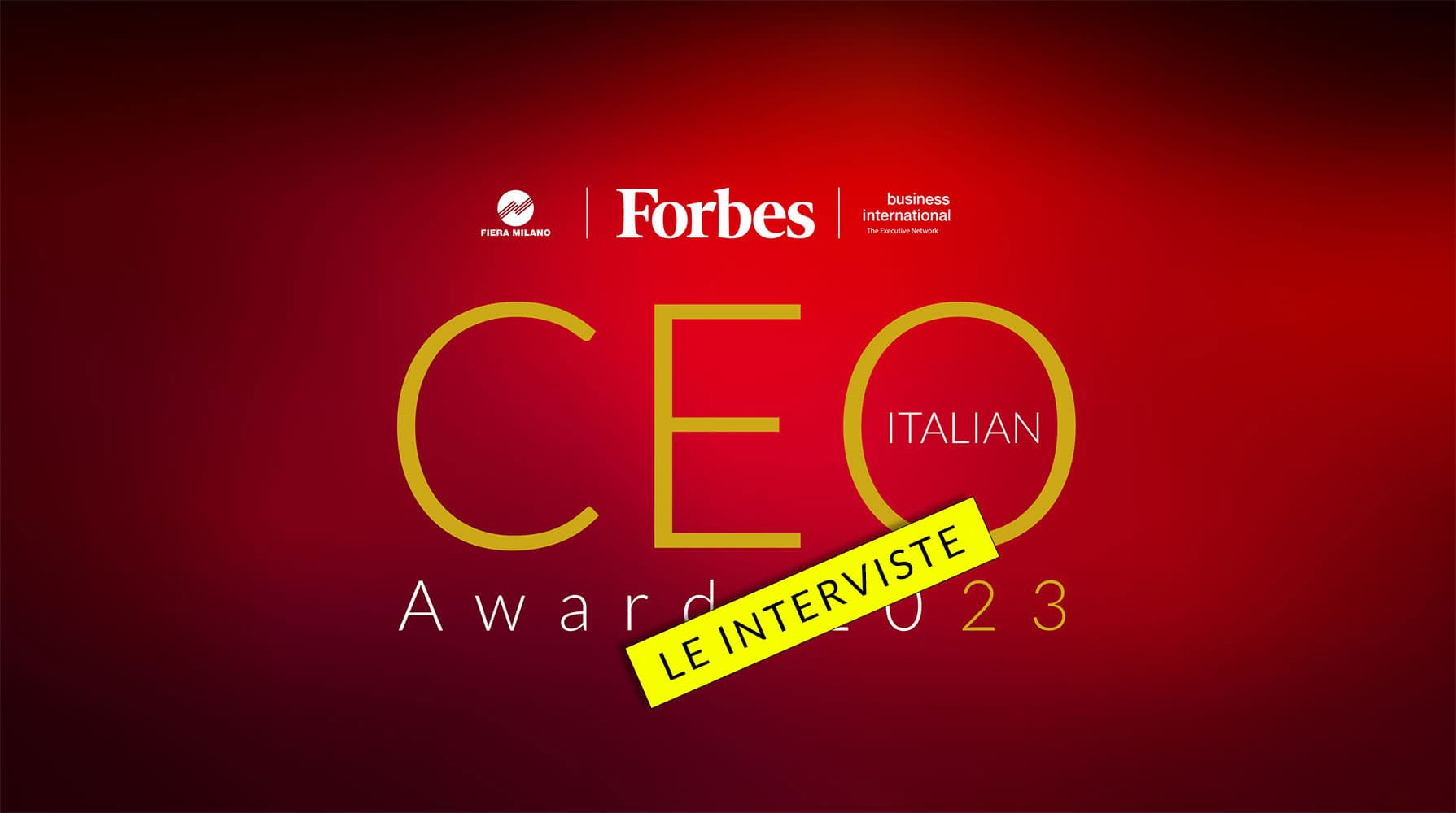 Ceo Awards 2023 &#8211; Le interviste