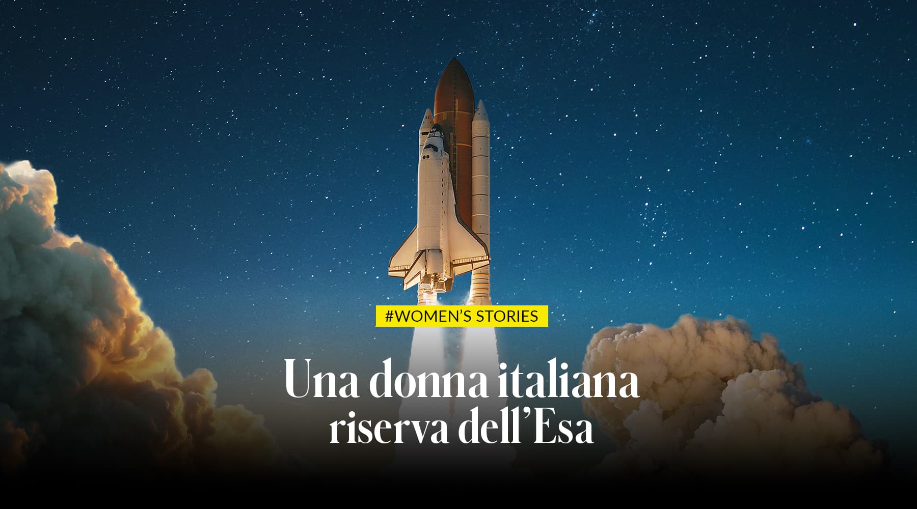 Forbes Women's Stories: "Anthea Comellini a 31 anni riserva dell'Esa"
