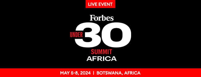 Aperte le iscrizioni per il Forbes Under 30 Summit Africa 2024 in Botswana