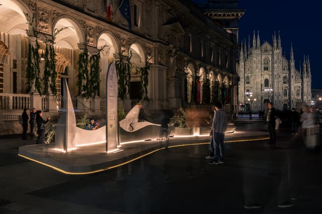 Iris Ceramica e il progetto "Poesis Materiae": installazione dello studio Zaha Hadid Design