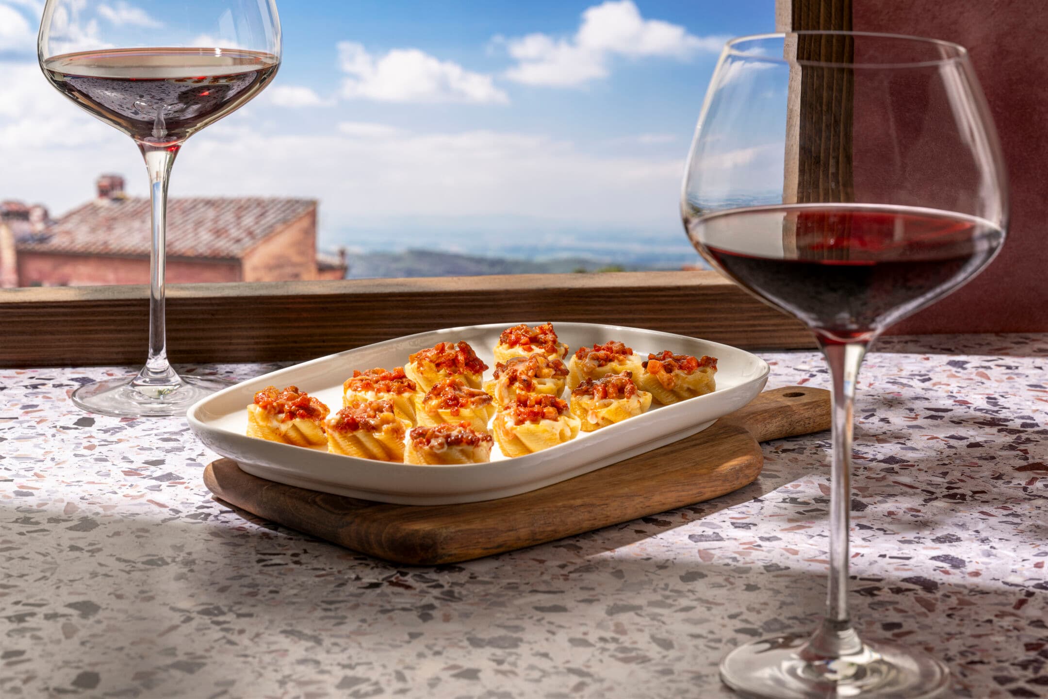 La lasagna in 3D da mangiare come finger food