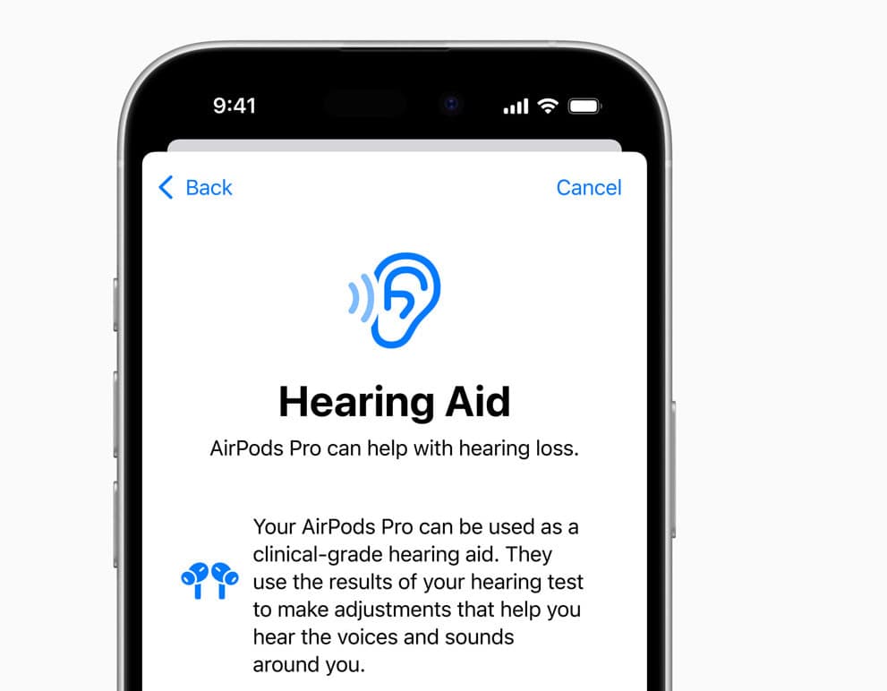 Apple sfida Amplifon: i nuovi AirPods Pro diventano apparecchi acustici