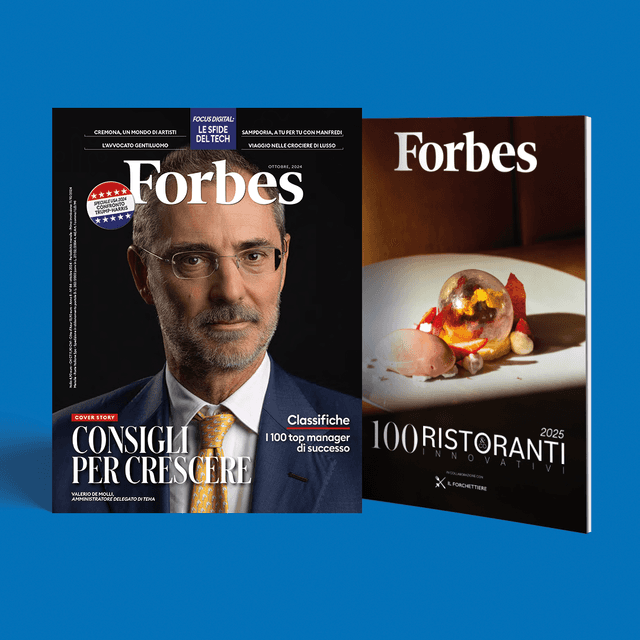 Forbes di ottobre è in edicola con la lista dei top manager e l'allegato sui 100 ristoranti