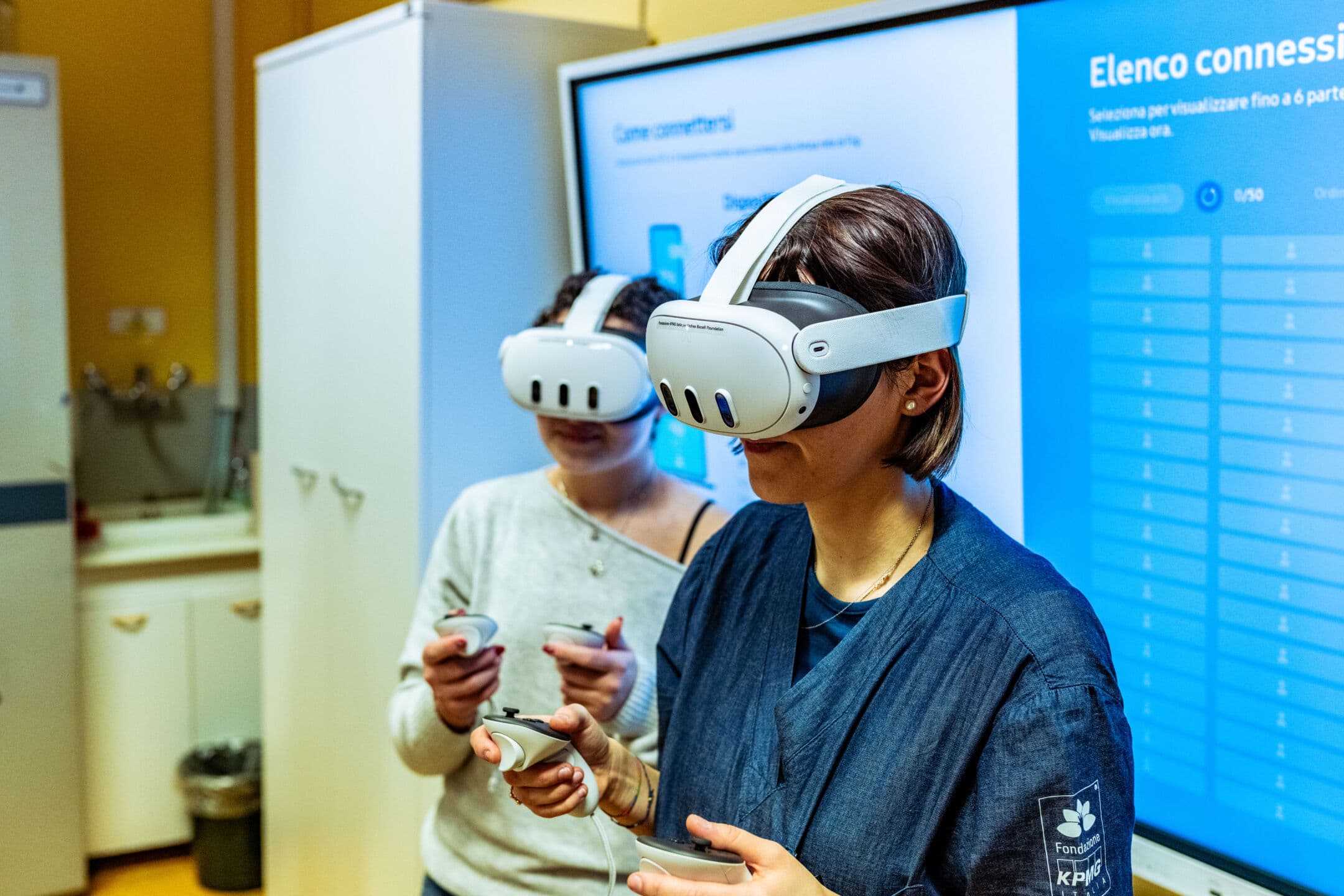 Fondazione Andrea Bocelli ha donato un visore per favorire l'apprendimento dei piccoli pazienti di Padova