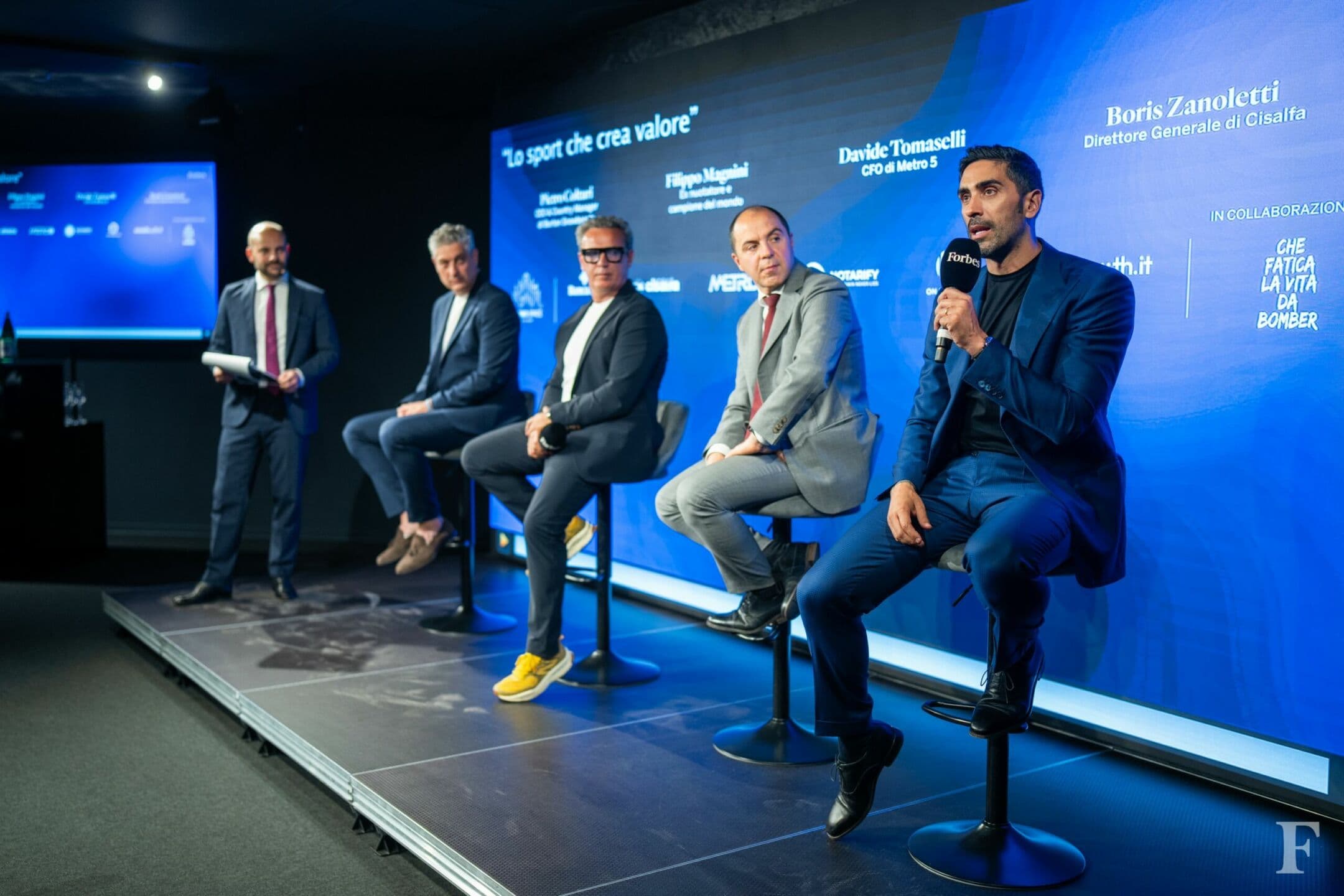 Calcio, business e Milano-Cortina: le immagini della seconda edizione di Forbes Sport & Innovation