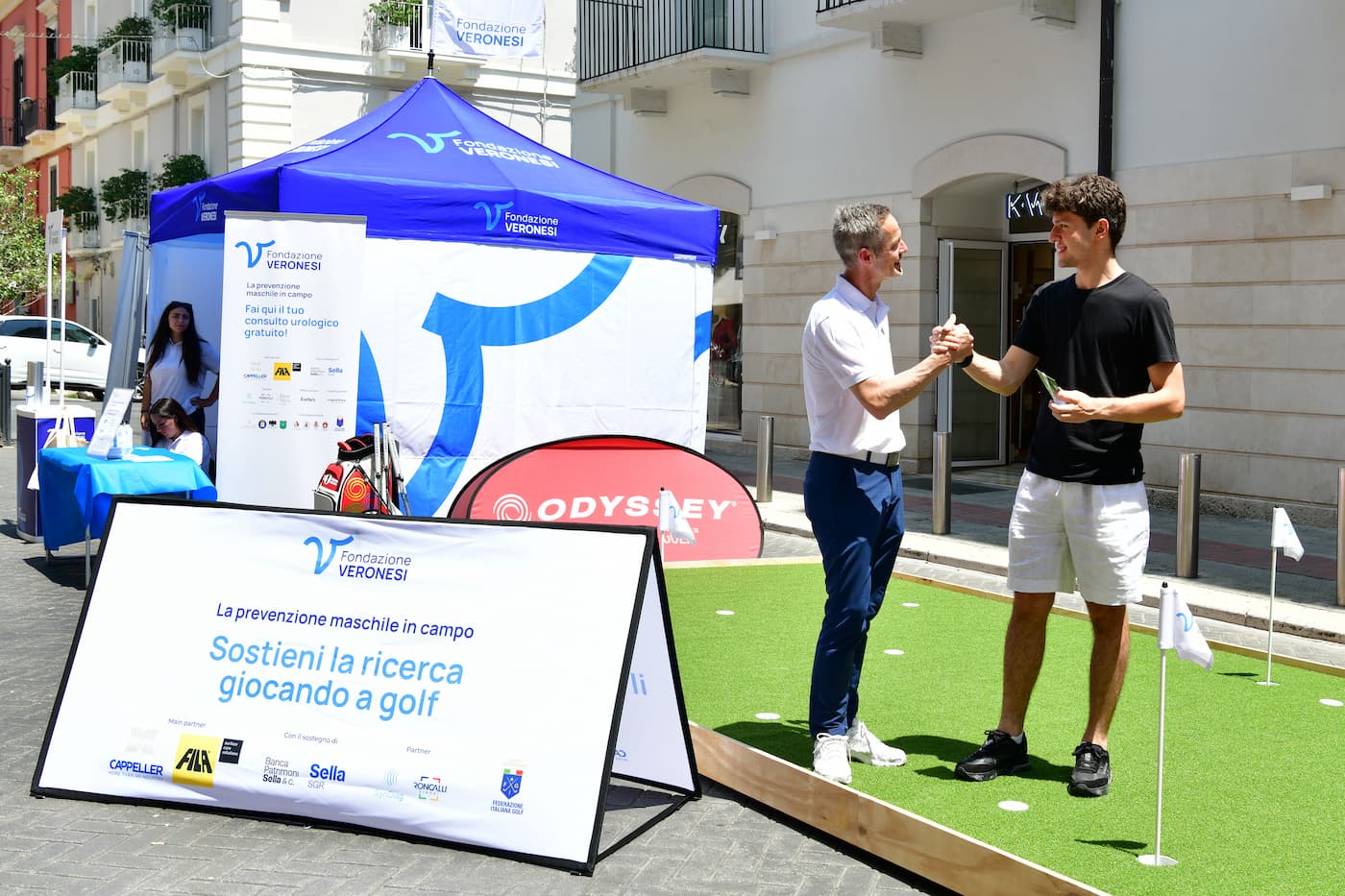 Prevenzione maschile e golf: doppio evento a Castelfranco e Como