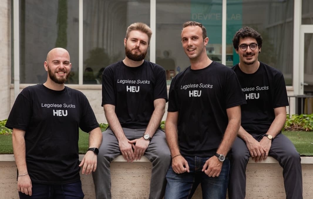 La startup legal tech Heu ha raccolto 1,1 milioni di euro per semplificare la gestione legale delle pmi
