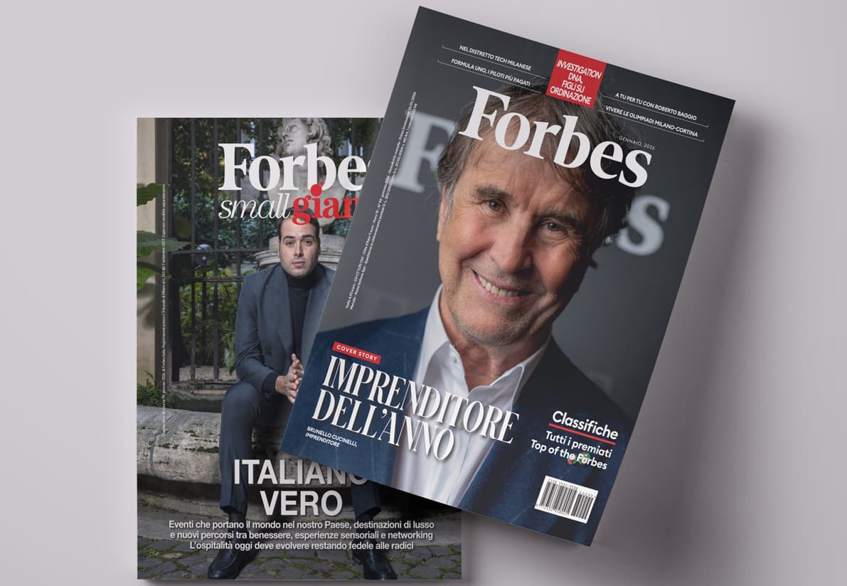 Forbes Italia apre il 2026 celebrando Brunello Cucinelli "Imprenditore dell'anno"