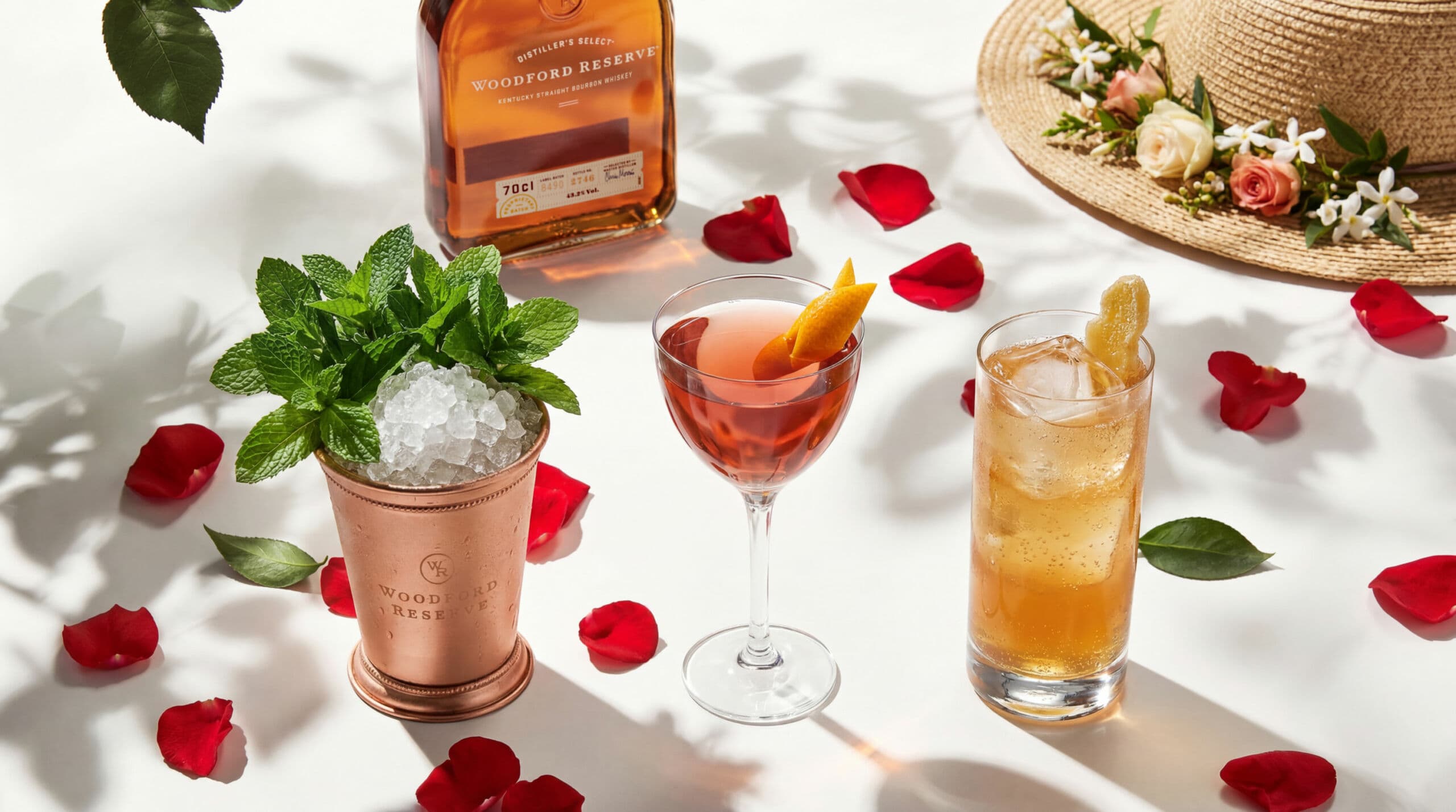 Woodford Reserve presenta tre nuovi cocktail floreali per gustare il bourbon in primavera